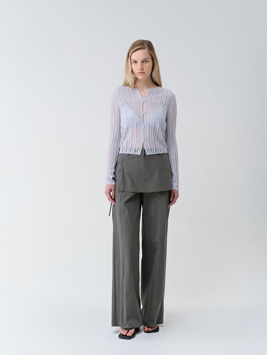 Sheer Knit Cardigan — vue 11