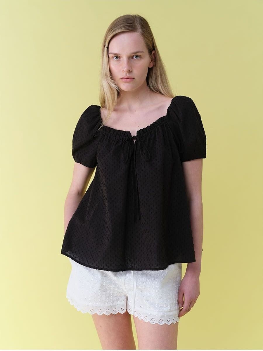 Shirring Flare Blouse — vue 9
