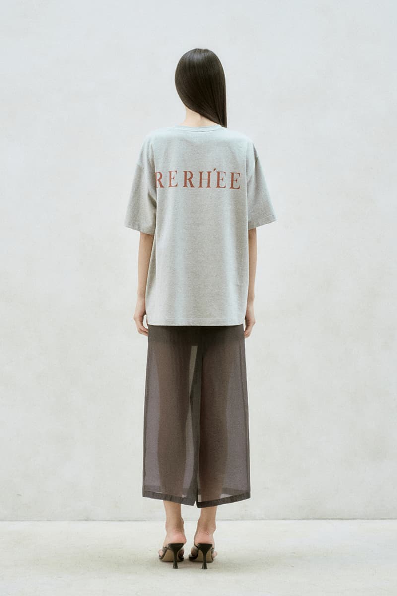 Logo Back Oversized T-Shirt Gray — vue 7