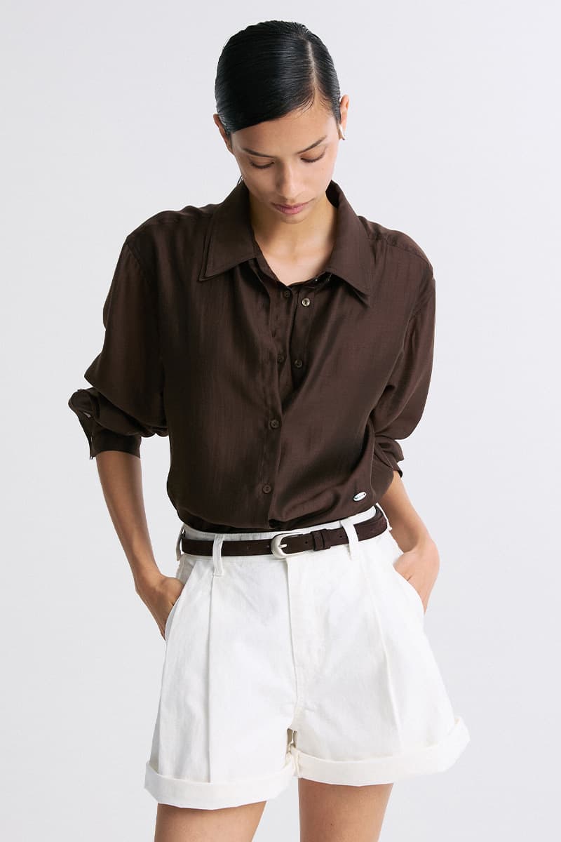 Layered Placket Shirt Truffle — vue 2