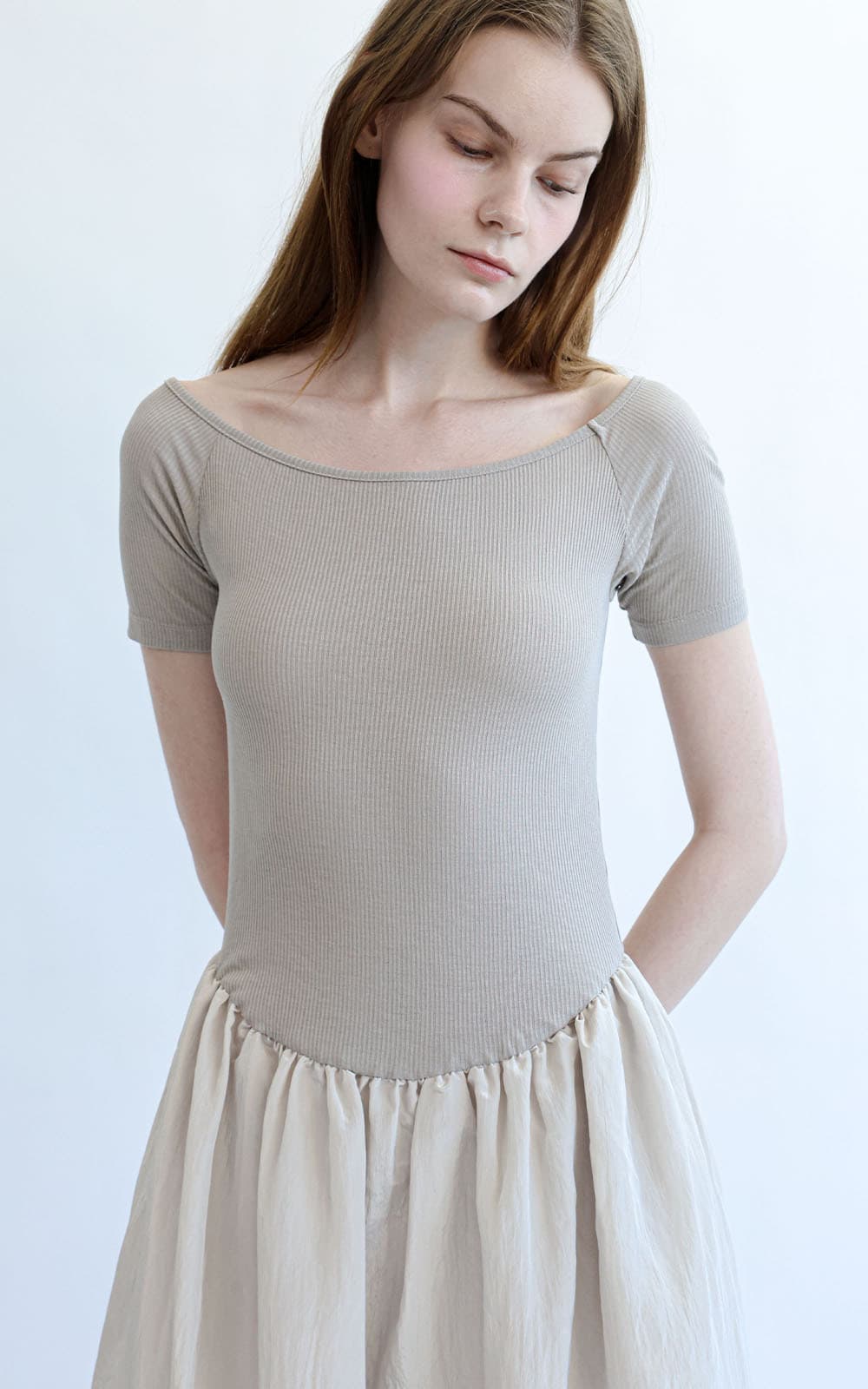 Oralie Dress (Mocha Beige) — vue 3