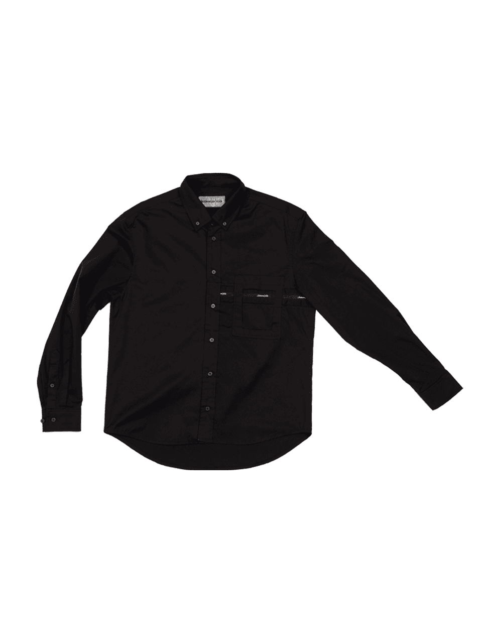 Cotton Tapped Shirt (Black) — vue 2