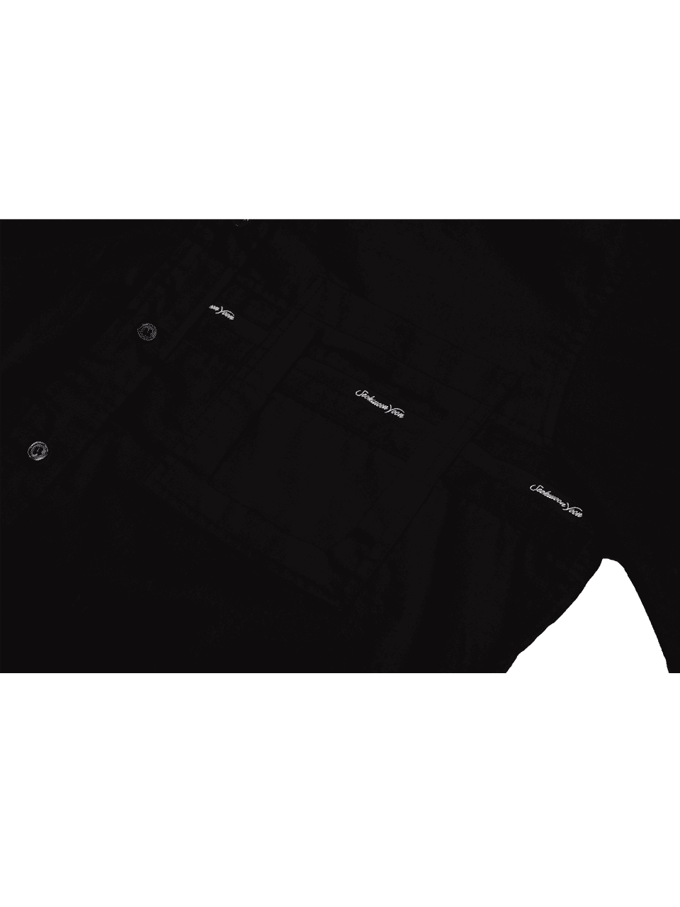 Cotton Tapped Shirt (Black) — vue 5