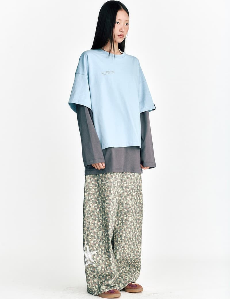 Star Camouflage Cotton Pants Beige — vue 7