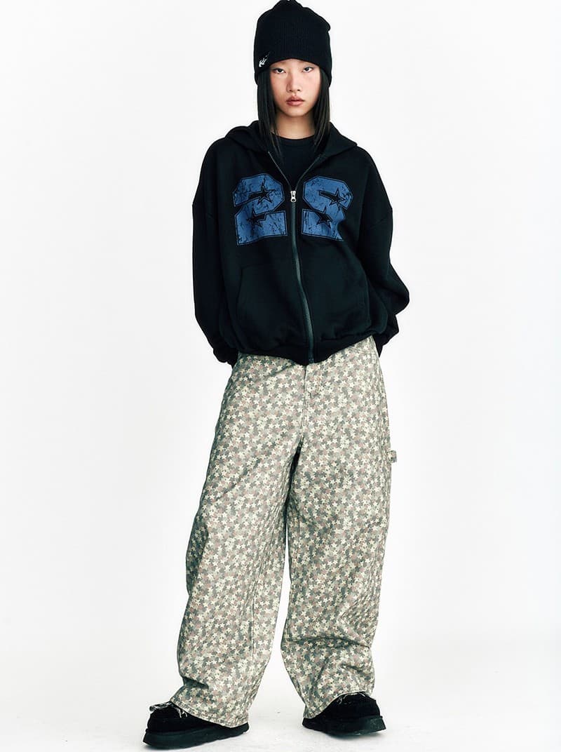 Star Camouflage Cotton Pants Beige — vue 9