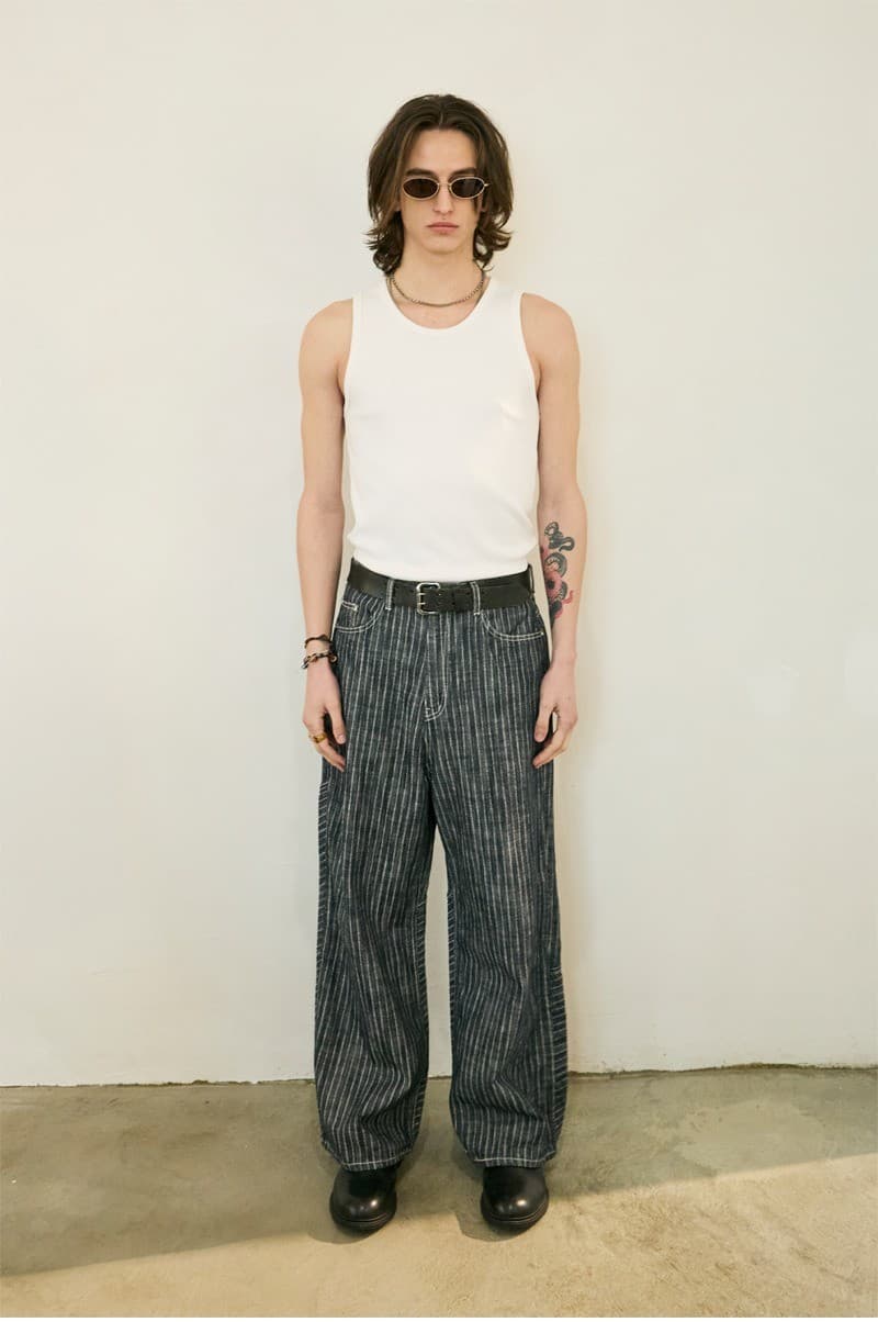 Natural Stripe Denim Pants — vue 5