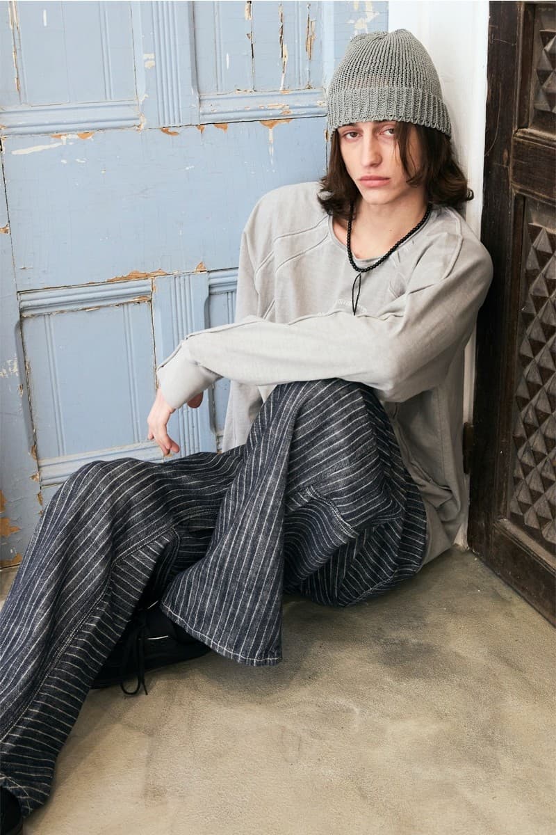 Natural Stripe Denim Pants — vue 8