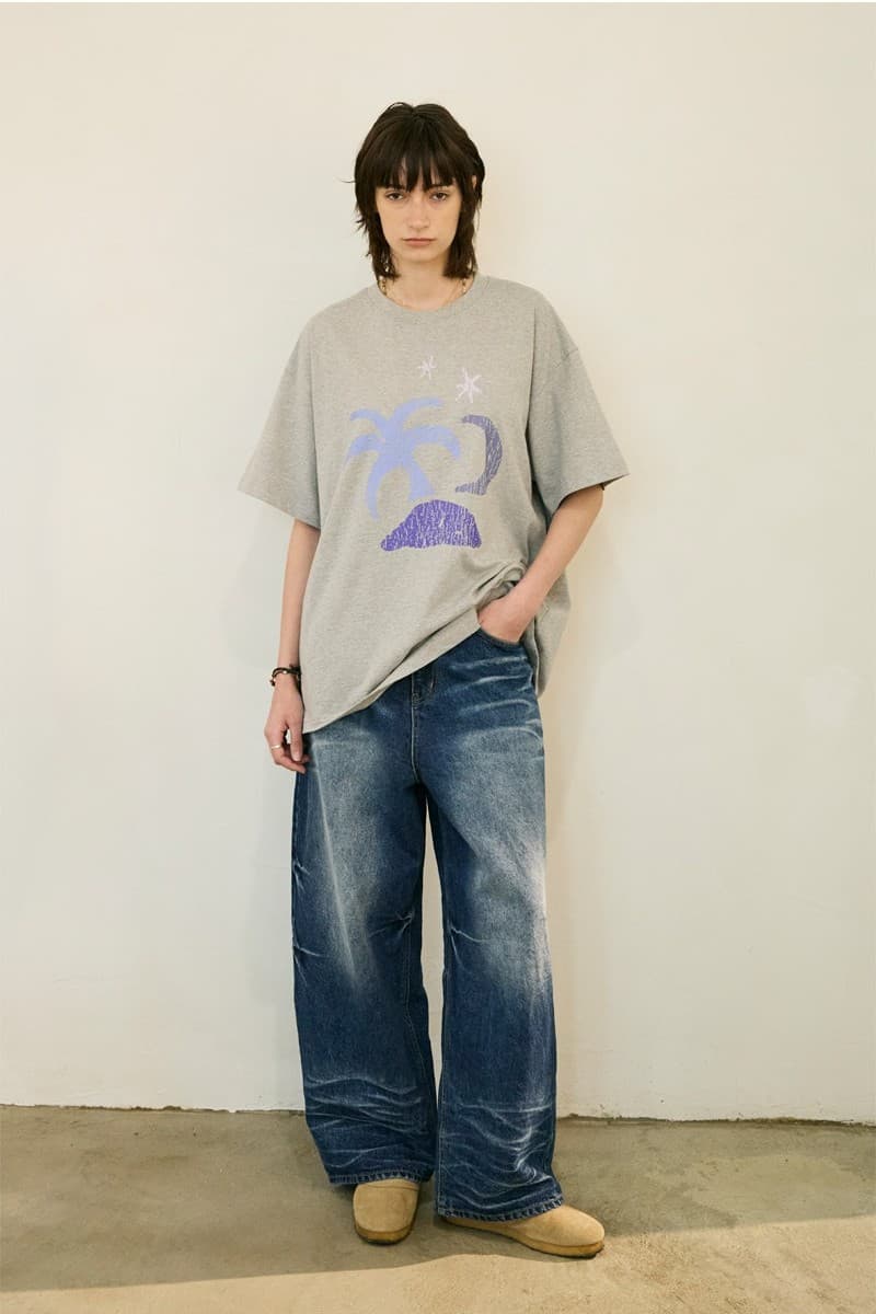 Tropical Half Sleeve T Melange Grey — vue 11