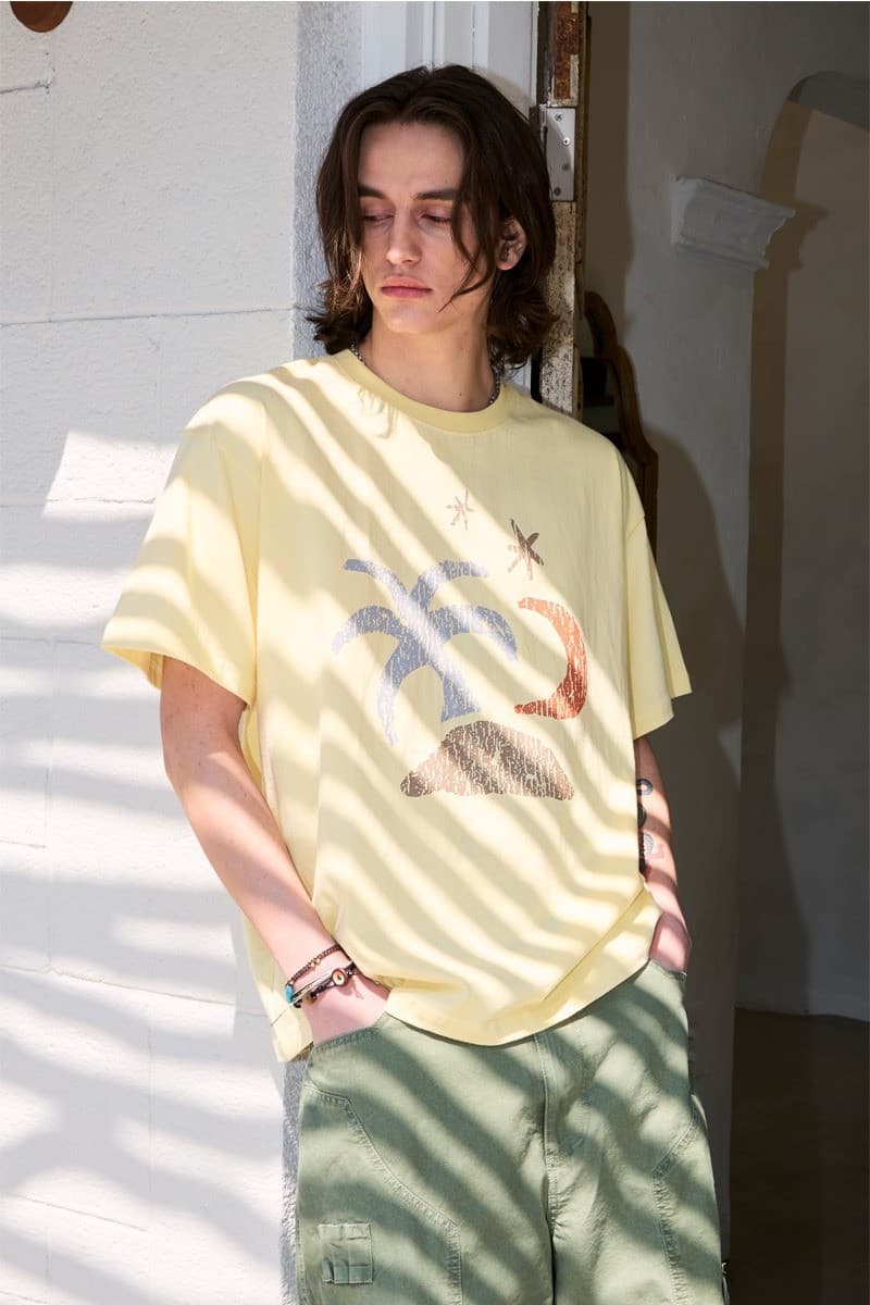 Tropical Half Sleeve T Yellow — vue 5
