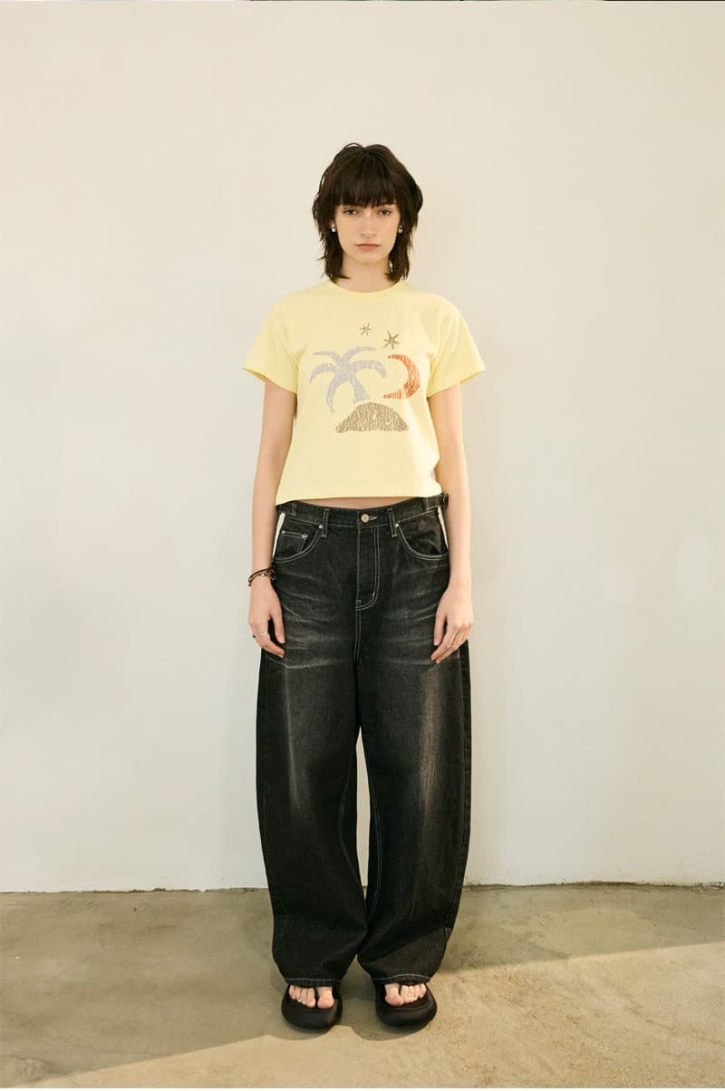 Tropical Half Sleeve T Yellow — vue 6