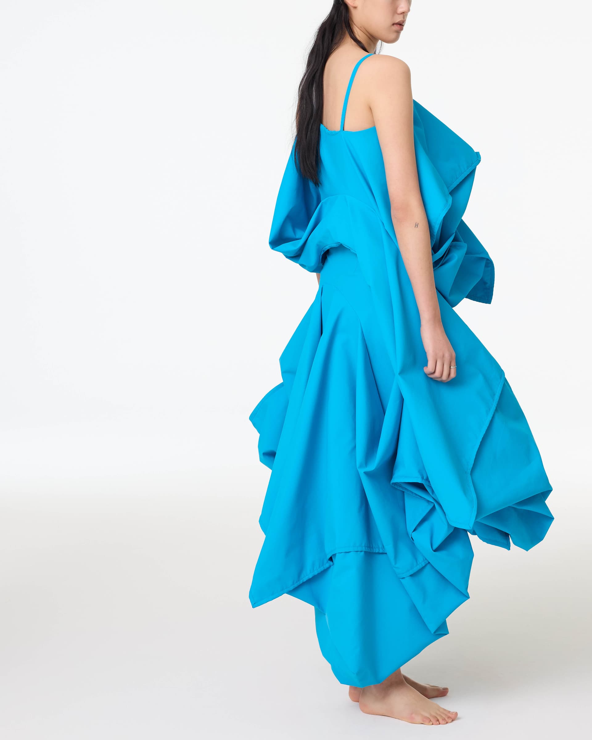 19 Lo Spaghetti Strap Top in Turquoise — vue 5