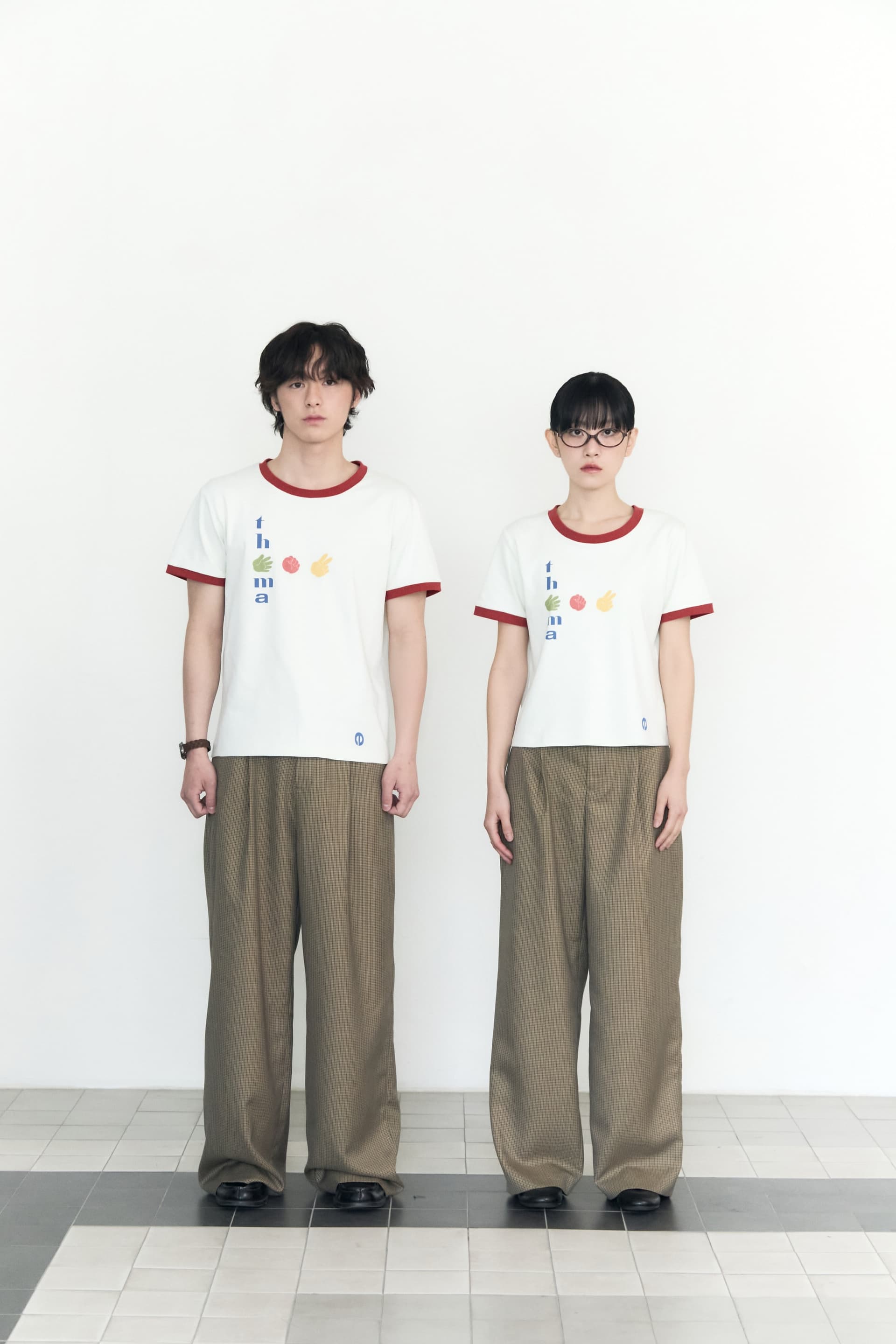 Playful Ringer Tee P.R.S (Lime) — vue 2