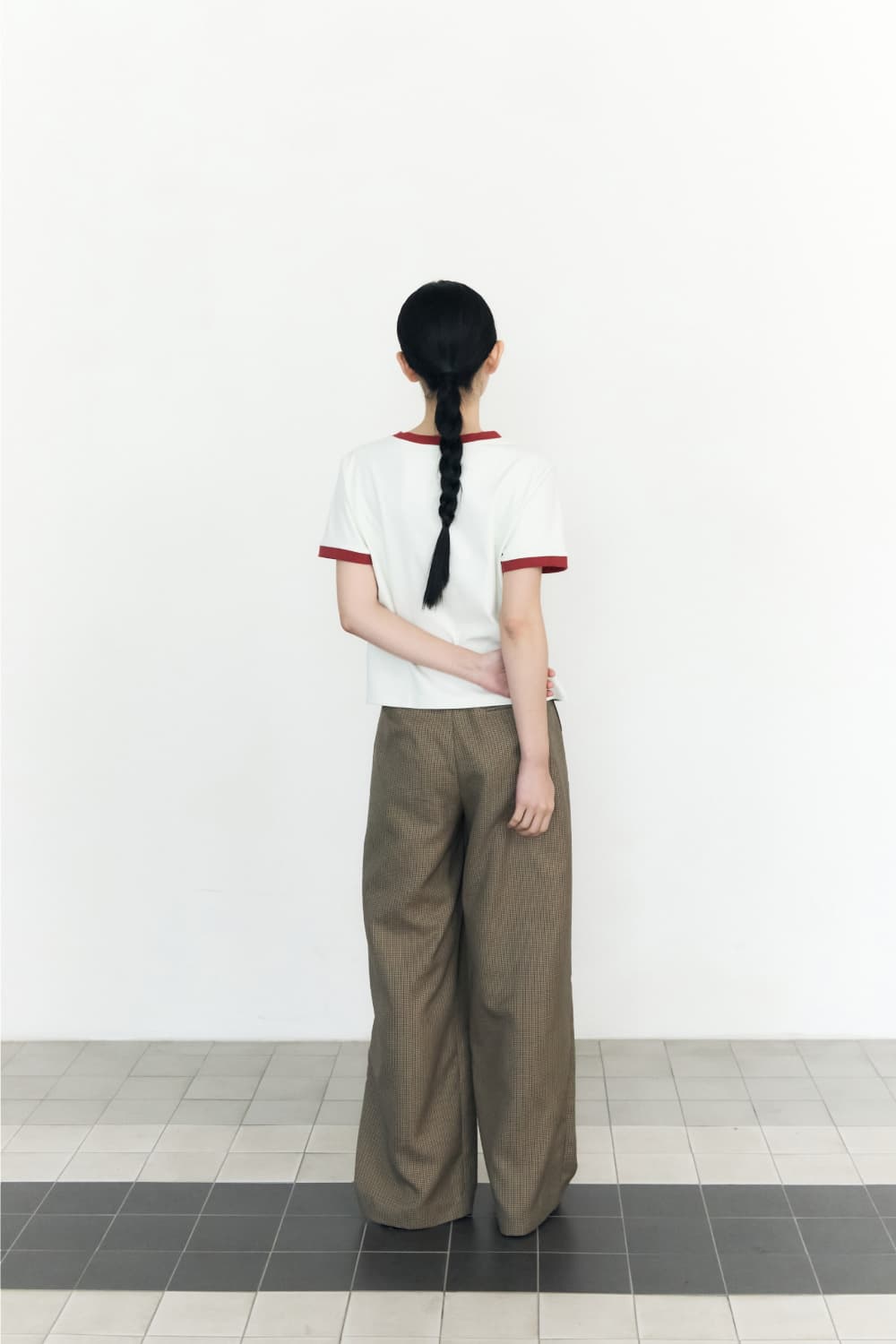 Playful Ringer Tee P.R.S (Lime) — vue 10