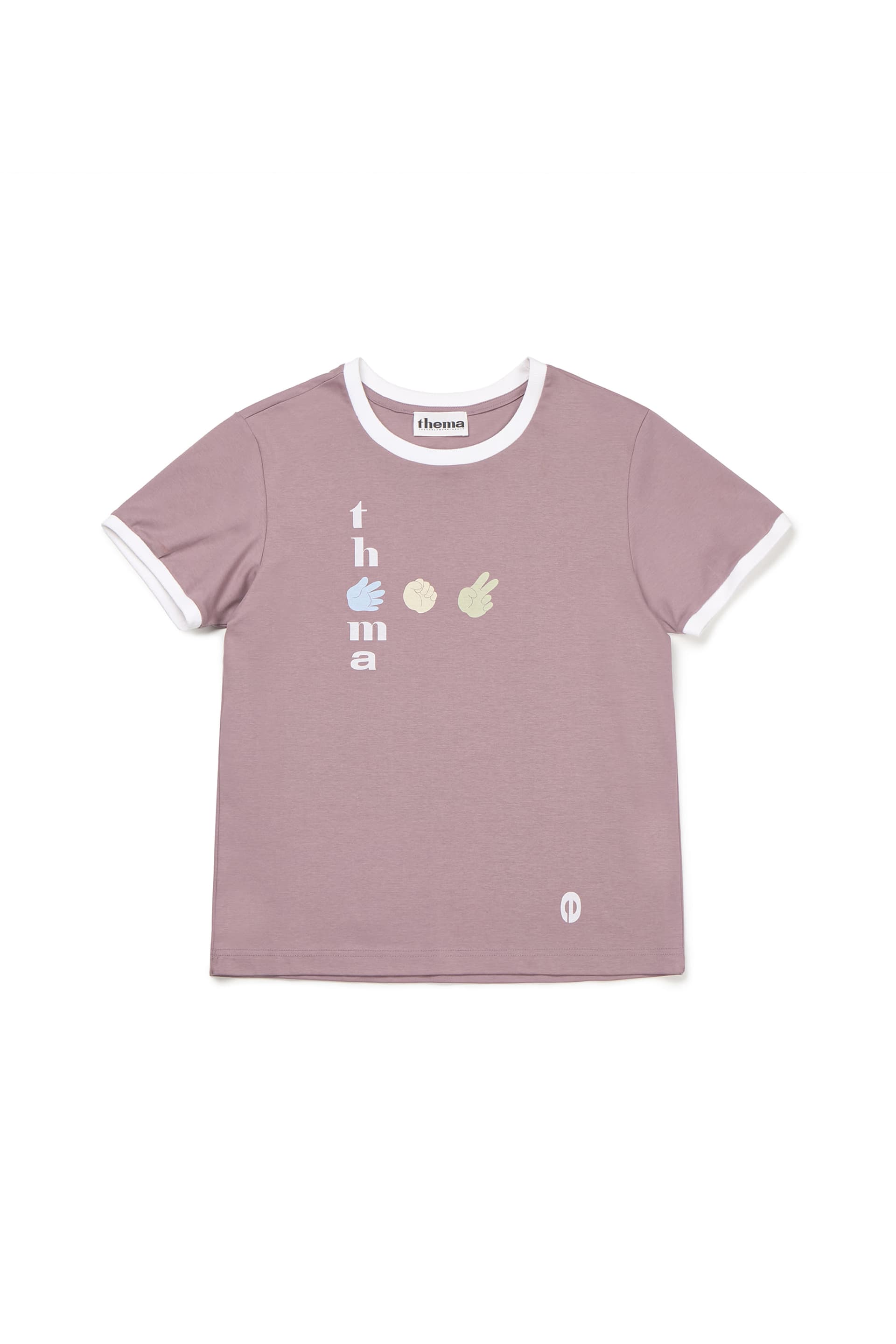 Playful Ringer Tee P.R.S (Lilac) — vue 3