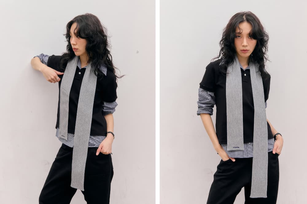 80s Layered Polo Shirts (Black) — vue 17