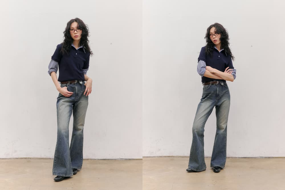 Bold Flare Jeans (Classic Blue) — vue 21