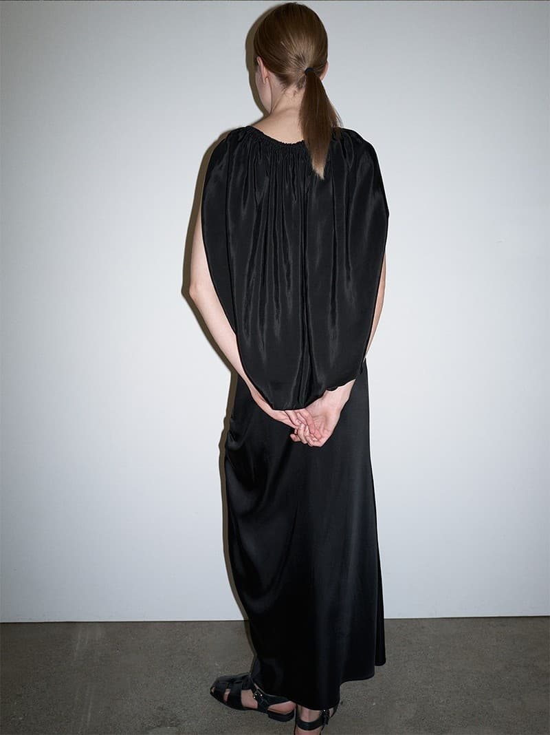 Drape Skirt (Black) — vue 10