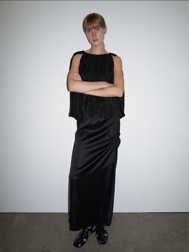 Drape Skirt (Cream) — vue 6