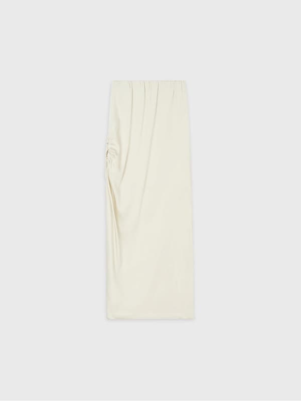 Drape Skirt (Cream) — vue 1