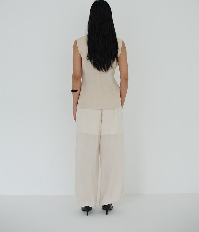 Tailored Vest (Black) — vue 6