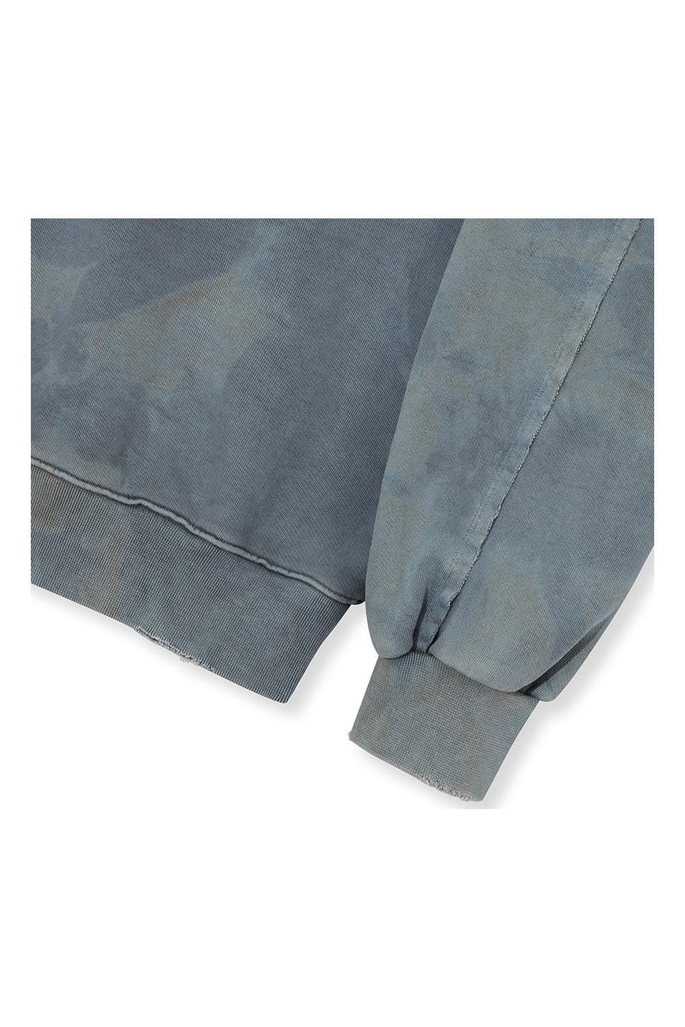 Batch No.2 Traditional-Dyed MUGUNG Applique Sweatshirt (Deep Blue) — vue 7