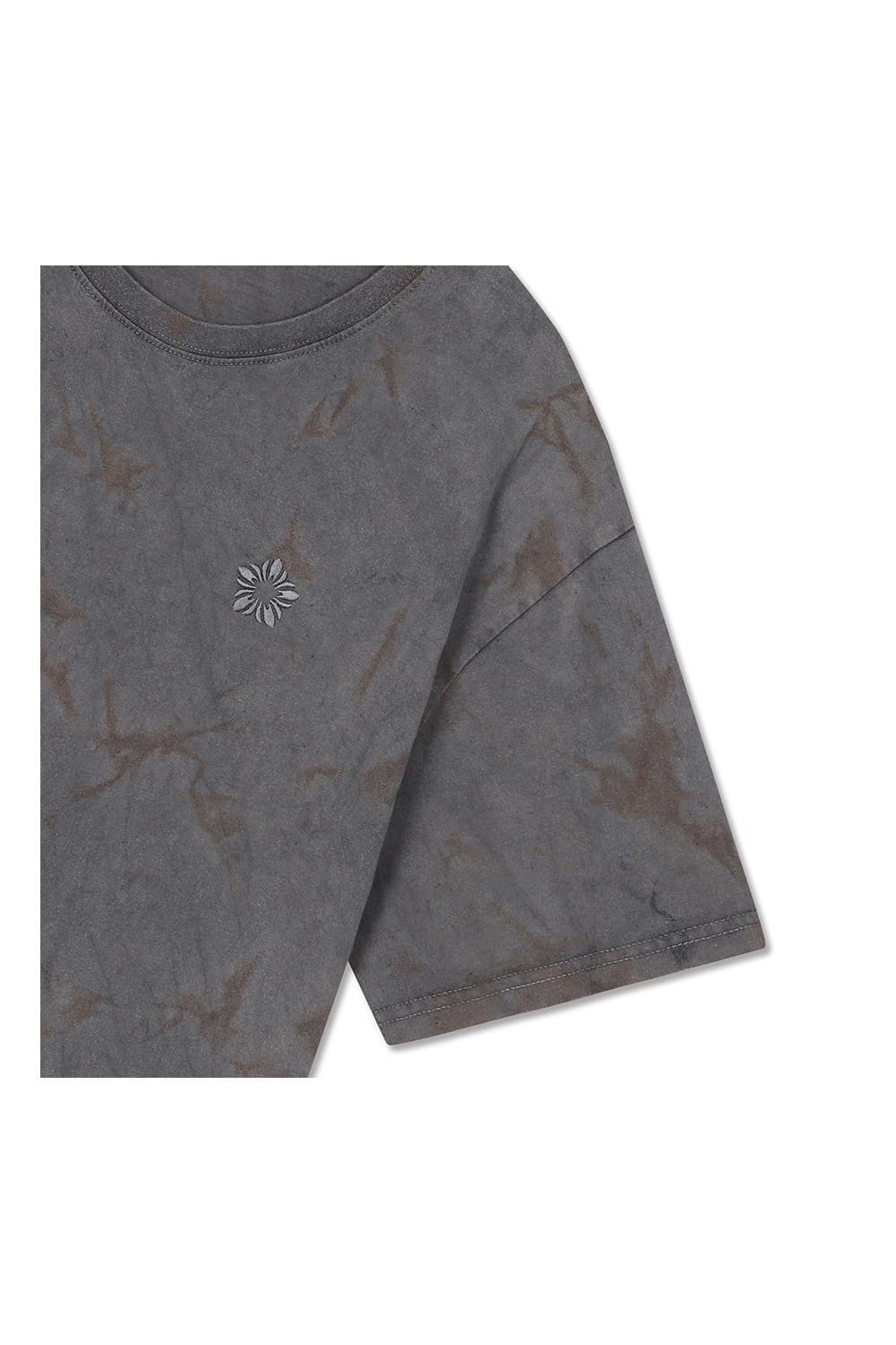 Batch No.3 Traditional-Dyed Heritage MUGUNG Embroidery T-shirt (Brown) — vue 6