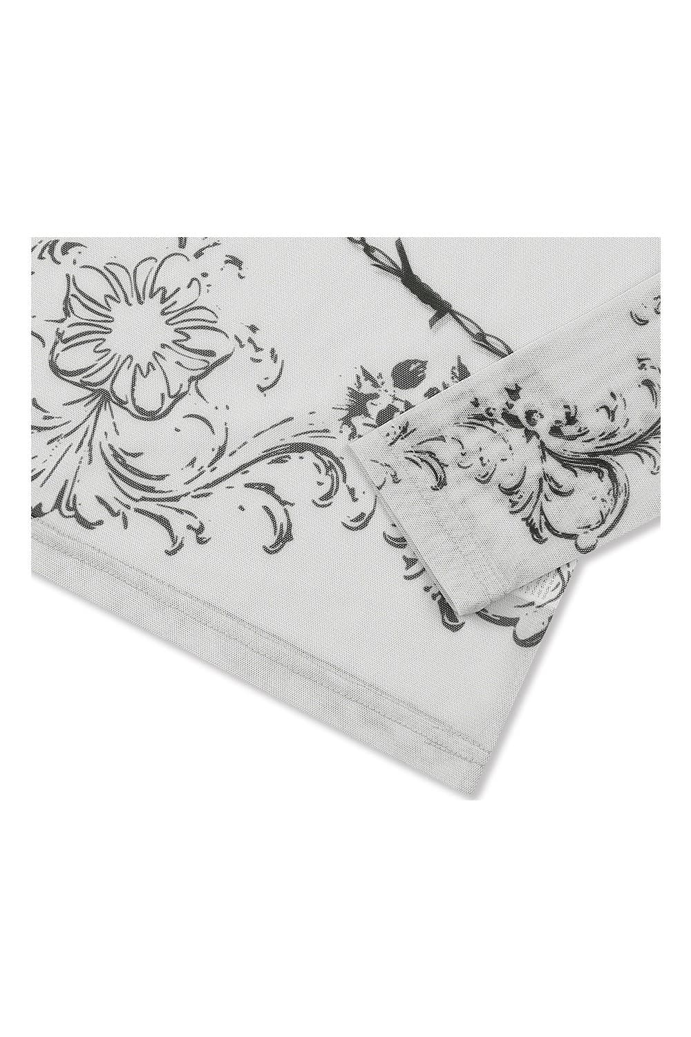 ULKIN X BETTY BOOP Heartbreaker Angel Mesh Turtleneck (Ivory) — vue 6