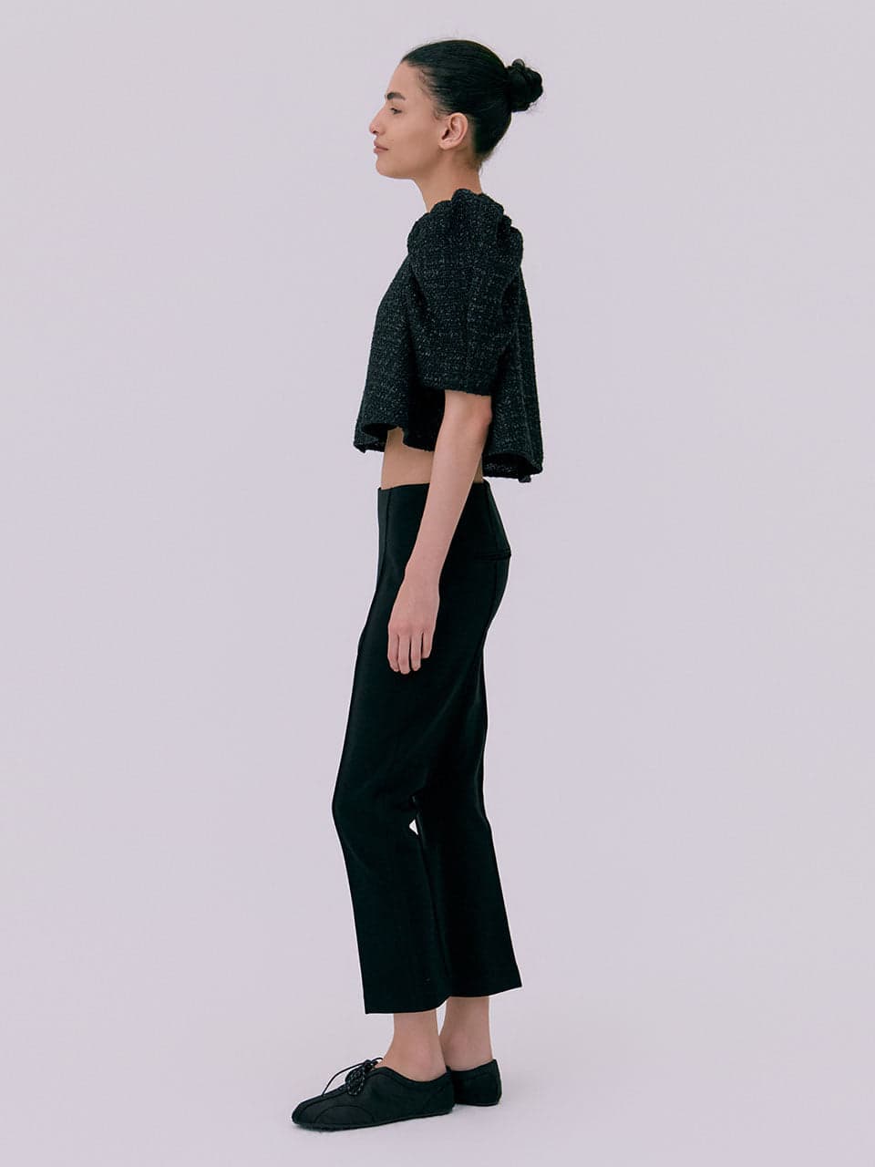 Cigarette Pants — Black — vue 2
