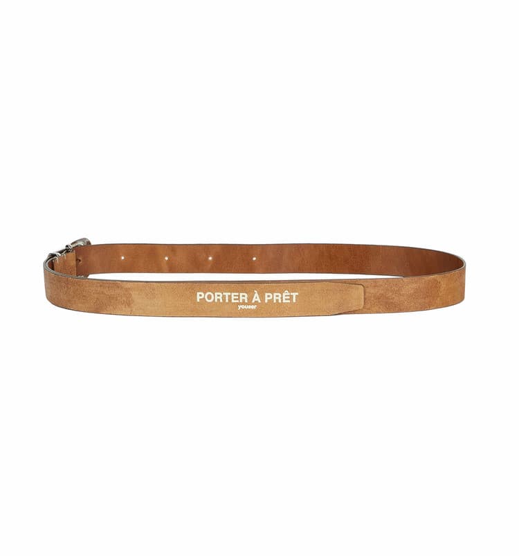 Classic Frame Leather Belt — vue 3