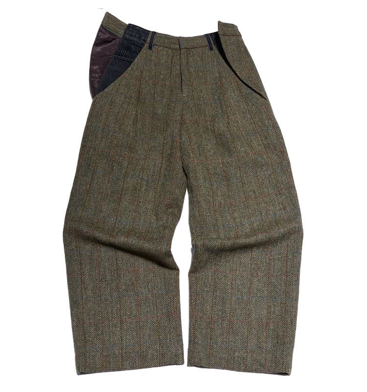 Harris Tweed Hybrid Pants — Khaki — vue 2