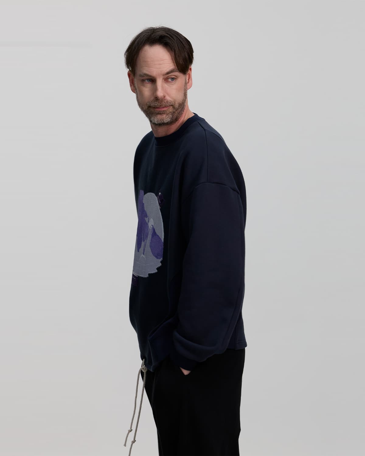 Moon Face Sweatshirt (inkyoung) — vue 9